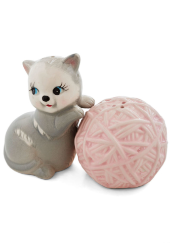 kitten salt shaker gift